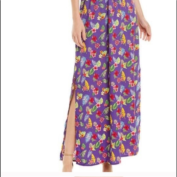 NWT Romeo Juliet Couture Smocked Floral Maxi Dress - Picture 3 of 5